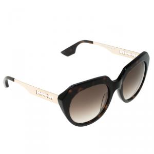 Alexander MCQueen Dark Brown Tortoise MCQ 0017/S Cat Eye Sunglasses