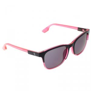 Alexander McQueen Tranparent Pink/Purple MCQ 0047/S Wayfarer Sunglasses