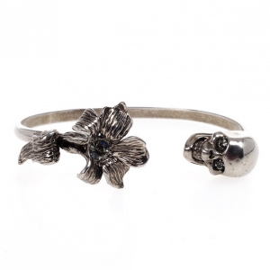 Alexander McQueen Flower Skull Bracelet