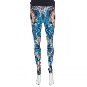 Alexander McQueen Rare Koi Snake Print Leggings S