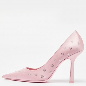 Alexander Wang  Satin Delphine 105 Pointed Toe Pumps Size 39