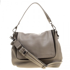 Anya Hindmarch Grey Leather Maxi Vere Satchel