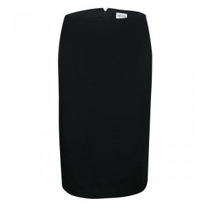 Pre Owned Armani Collezioni Black Classic Pencil Skirt M