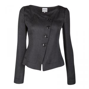 مملوكة مسبقًا بليزر أرماني كالزوني منقشو أسود S