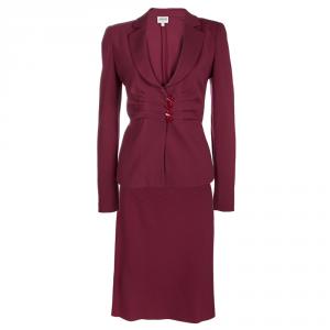 Armani Collezioni Red Skirt and Blazer Set M