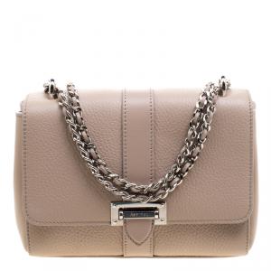 Aspinal Of London Beige Leather Small Lottie Shoulder Bag