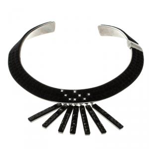 Atelier Swarovski Black Velvet Rock Chandelier Choker by Viktor Rolf 
