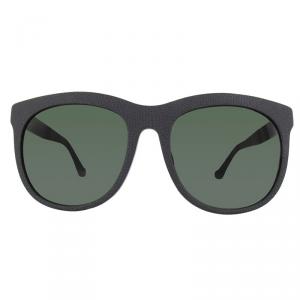 Balenciaga Matt Black/Green BA0024F Wayfarer Sunglasses