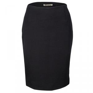 Balenciaga Black Tailored Pencil Skirt M