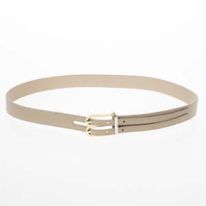 Balenciaga Beige Leather B Buckle Belt 84 CM