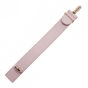 Balenciaga Light Pink Leather Tube Medium Bracelet 17CM