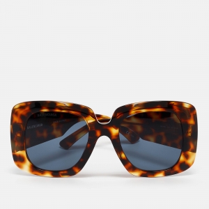 Balenciaga Tortoise Brown BB0119S Square Sunglasses