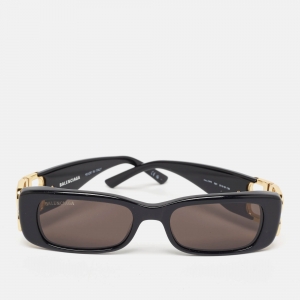 Balenciaga Black BB0096S BB Rectangular Sunglasses