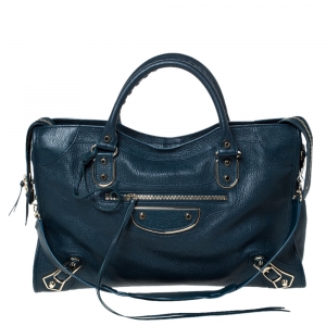 Balenciaga Deep Green Leather RGH City Bag