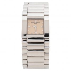 Baume & Mercier Beige Stainless Steel Catwalk MV045197 Women's Wristwatch 24 mm