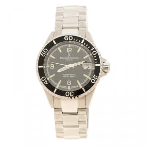 Bernhard H. Mayer Depuis 1871 Black Stainless Steel Nauticus Limited Edition 0330/4999 Women's Wristwatch 37 mm