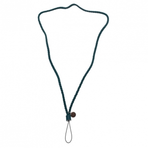 Bottega Veneta Green Intrecciato Leather Phone Strap