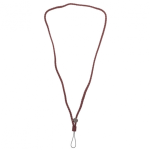 Bottega Veneta Brown Intrecciato Leather Phone Strap