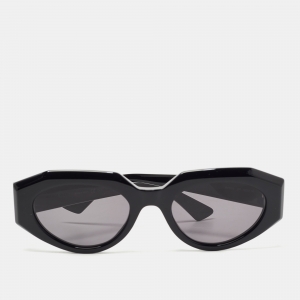 Bottega Veneta Black BV1031S Oval Sunglasses