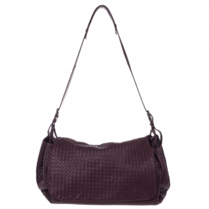 Pre Owned Bottega Veneta Corot Intrecciato Nappa Cross Body Bag