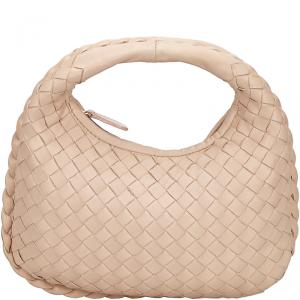 Pre Owned Bottega Veneta Intrecciato Mini Hobo Bag