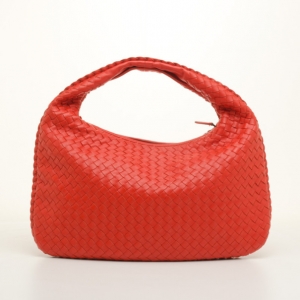 Pre Owned Bottega Veneta Medium Intrecciato Nappa in Orange