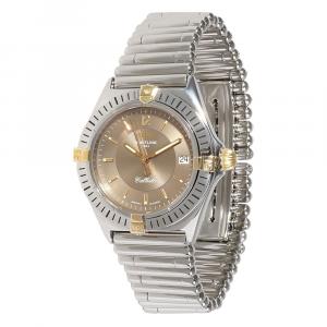 Breitling Bronze 18K Yellow Gold And Stainless Steel Callisto B57045 Women's Wristwatch 34 MM