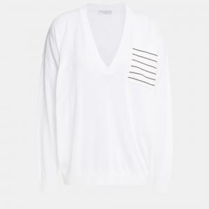Brunello Cucinelli Cotton V-Neck Sweaters XL
