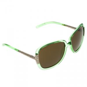 Burberry Brown Oversized B4092 Round Sunglasses