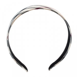 Burberry Beige Novacheck Fabric Headband