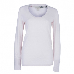 Pre Owned Burberry Brit Light Pink Sweater S