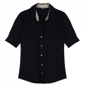 مملوكة مسبقًا Burberry Black Short Sleeve Shirt XS