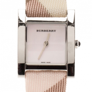 Burberry White Stainless Steel BU4311 Women's Wristwatch 24MM