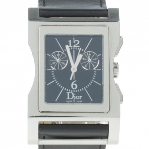 Dior Black Stainless Steel Chris 47 Women's Wristwatch 30MM