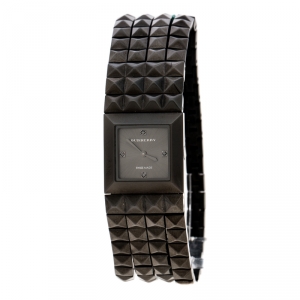 Burberry Black Gauntlet Pyramid Flex Bracelet Women's Wristwatch 20MM