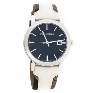 Burberry Grey Stainless Steel Classic BU9009 Women's Wristwatch 38 mm