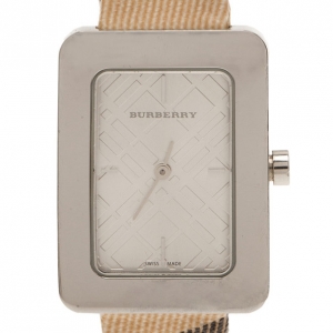 Burberry Silver Stainless Steel 10247/BU1154 Women's Wristwatch 25MM