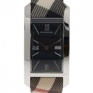 Burberry Black Stainless Steel Heritage Women's Wristwatch 25MM