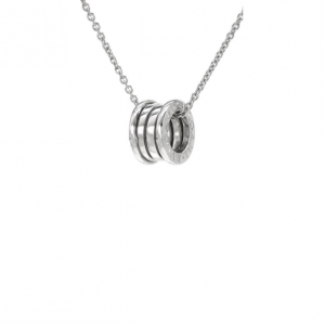 Pre Owned Bvlgari B.Zero1 18kt White Gold Necklace
