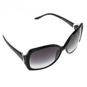 Bvlgari Black/Shaded Grey 8035 Oversize Sunglasses