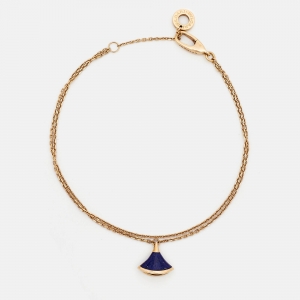 Bvlgari Divas' Dream Lapis Lazuli 18k Rose Gold Bracelet SM