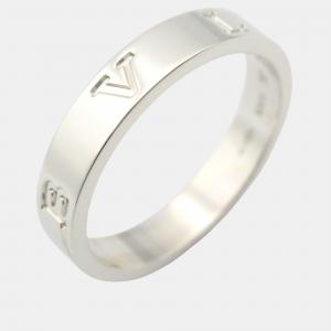 Bvlgari B.Zero1 18K White Gold Band Ring EU 54