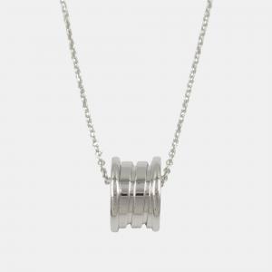 Bvlgari B-Zero1 18K White Gold Pendant Necklace 