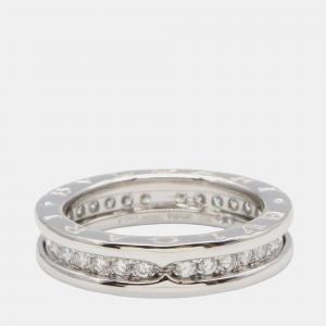Bvlgari B.Zero1 White Gold, Diamond Ring EU 52