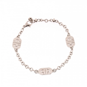 Bvlgari Parentesi 18k White Gold Chain Link Station Bracelet