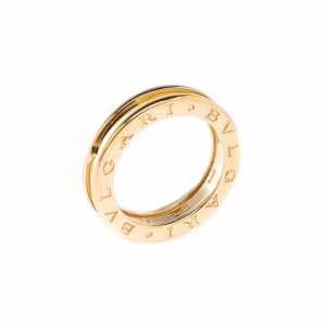 Bvlgari B.Zero1 1-Band 18k Yellow Gold Band Ring Size 53