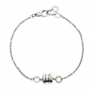 Bvlgari B.Zero1 18k White Gold Soft Bracelet