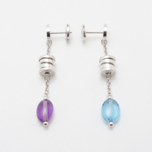 Pre Owned Bvlgari B.Zero1 18Kt Pendant Earrings