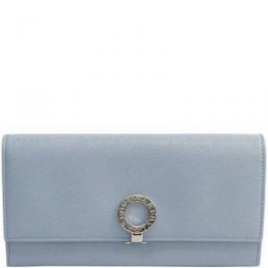 Bvlgari Light Blue Leather Bvlgari Bvlgari Long Wallet