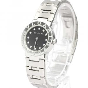 Bvlgari Black Diamonds Stainless Steel Bvlgari BB23SS Quartz Women's Wristwatch 22 MM